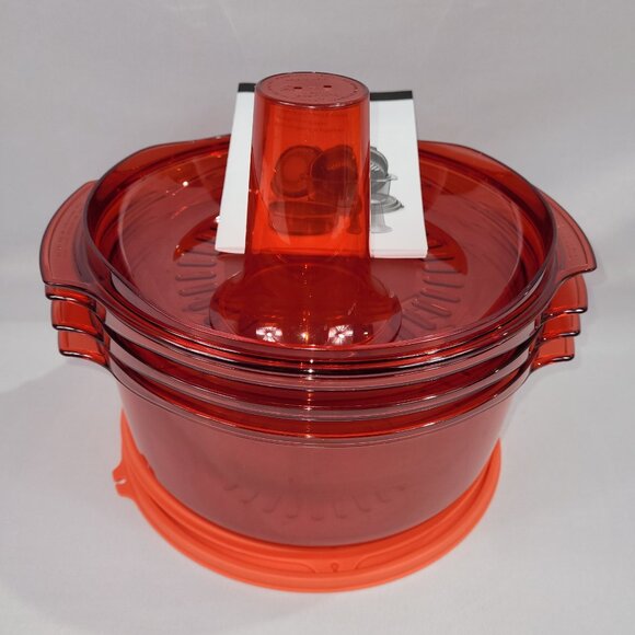 Tupperware Vintage 7 Piece Stack Cooker Microwave Cooking Set - Picture 1 of 1